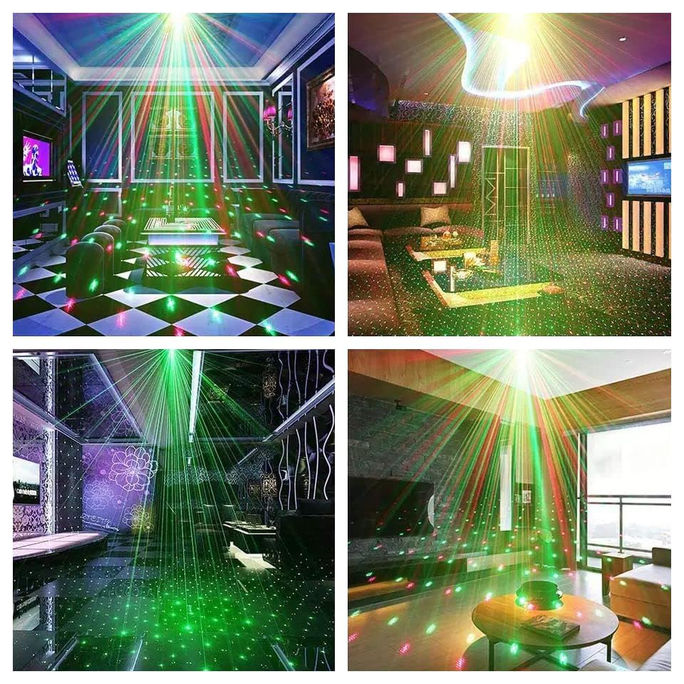 Mini Laser Projector Stage Light – 6 Design Modes, Sound Activated DJ –  Skedshop, image size:960x960